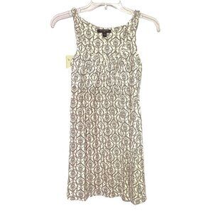 Banana Republic Mini Tank Dress with Twisted Straps Empire Waist Womens Size PXS